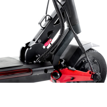 Folding aluminum frame for gas scooter for adult